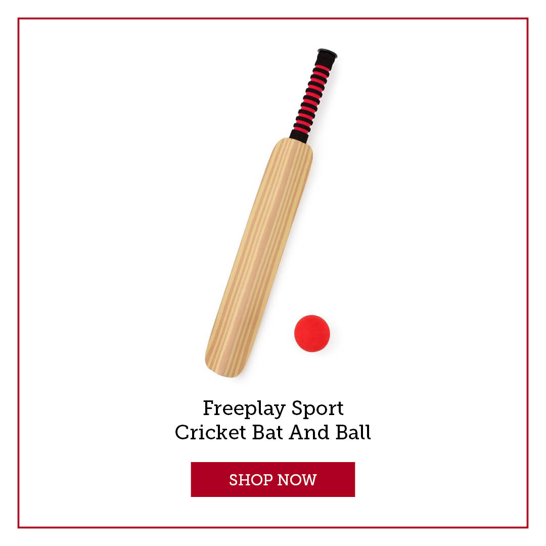 FREEPLAY SPORT CRICKET BAT AND BALL