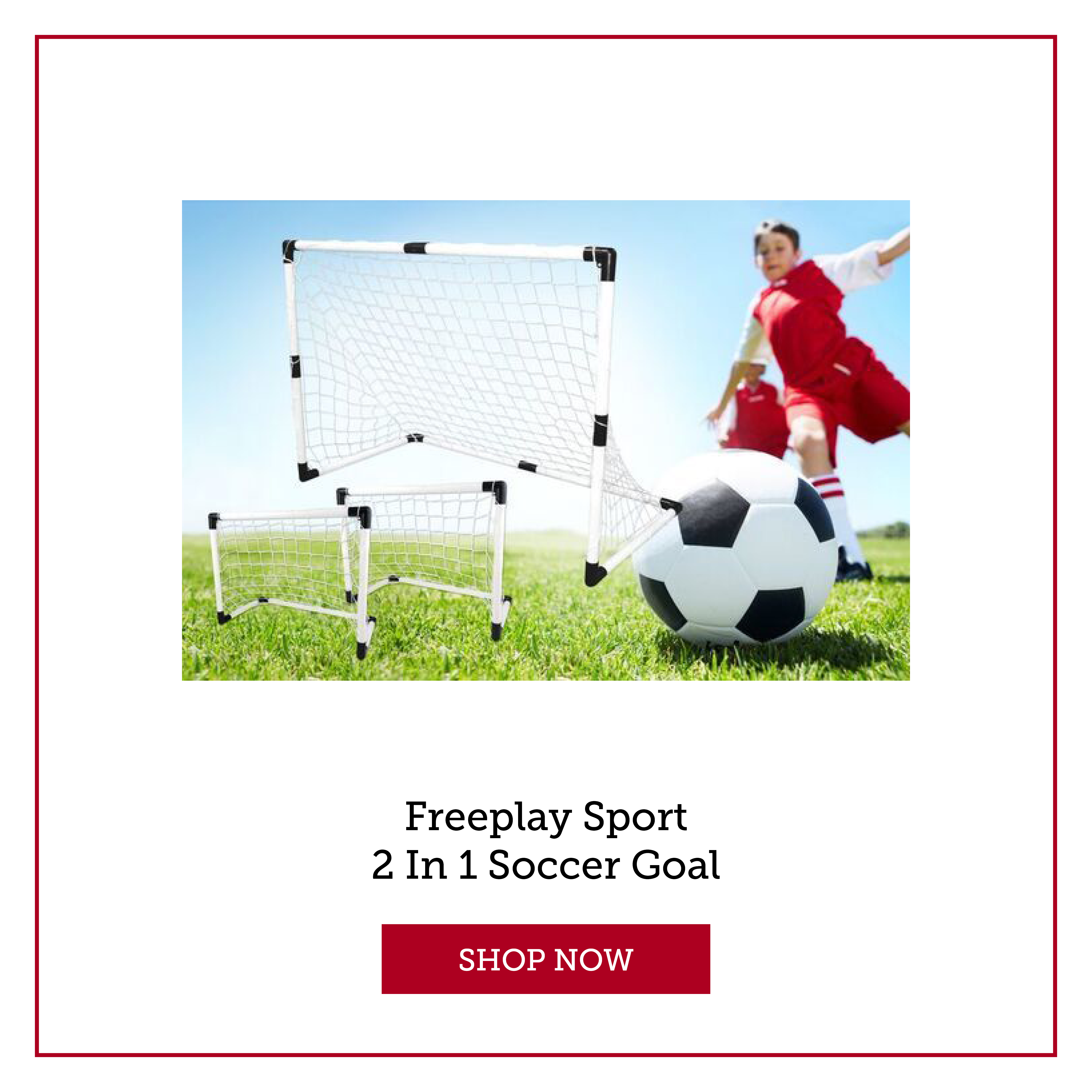 FREEPLAY SPORT 2 IN 1 SOCCER GOAL